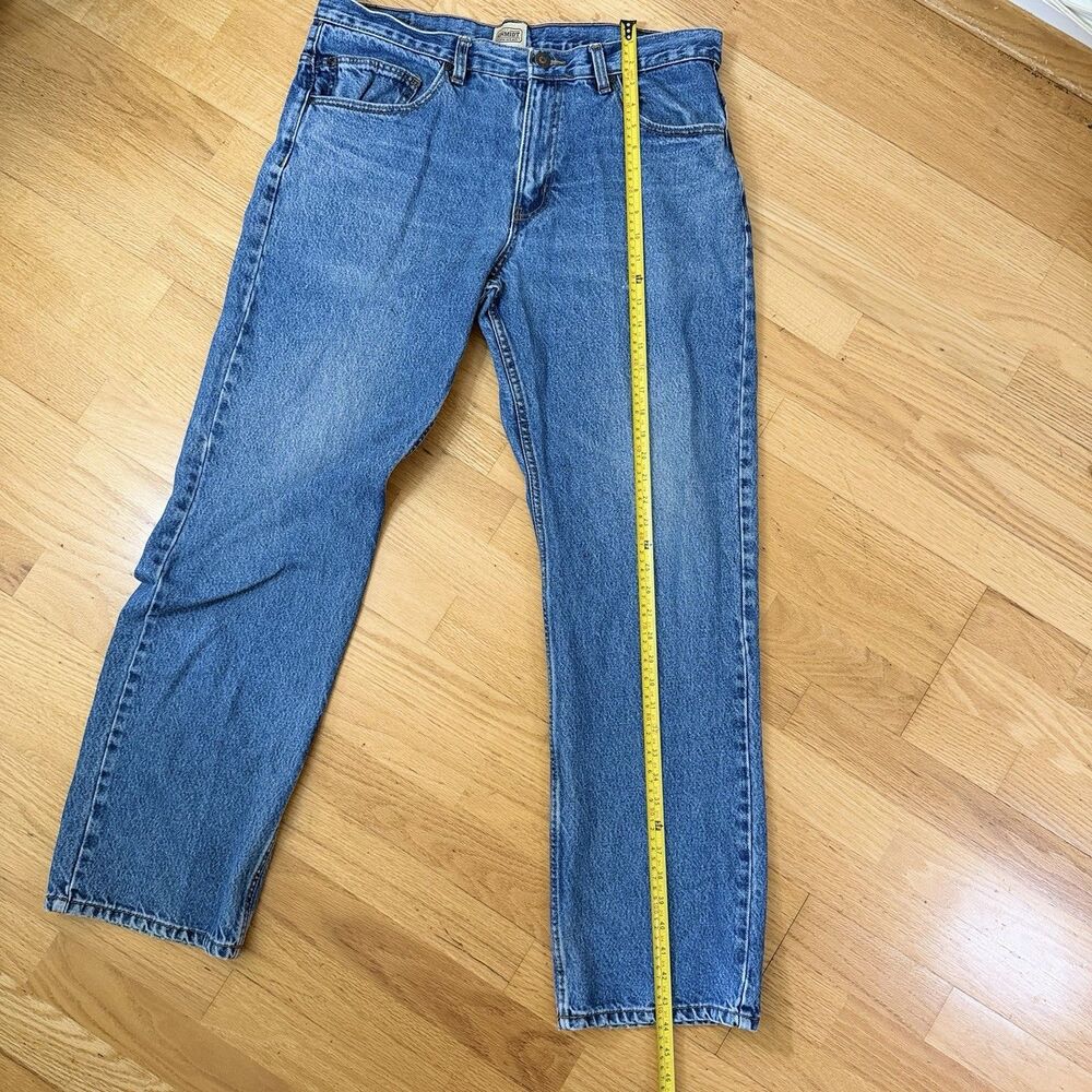 Schmidt Workwear Straight Leg Jeans 36x34 Medium Wash 100% Cotton Utility Denim - Picture 7 of 15